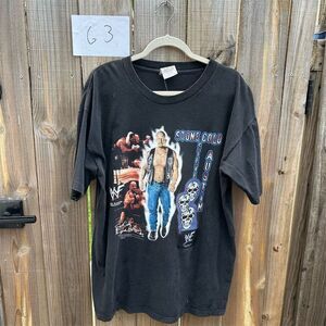Vintage 1998 WWF Stone Cold Steve Austin Graphic Tee Men's XL Black
